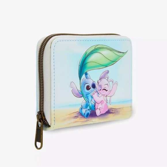 Loungefly Disney Stitch & Angel Beach Date Mini Backpack& Wallet Set main image 7